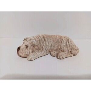 Sandicast Sharpei Dog Animal Laying Country Farmhouse Home Decor